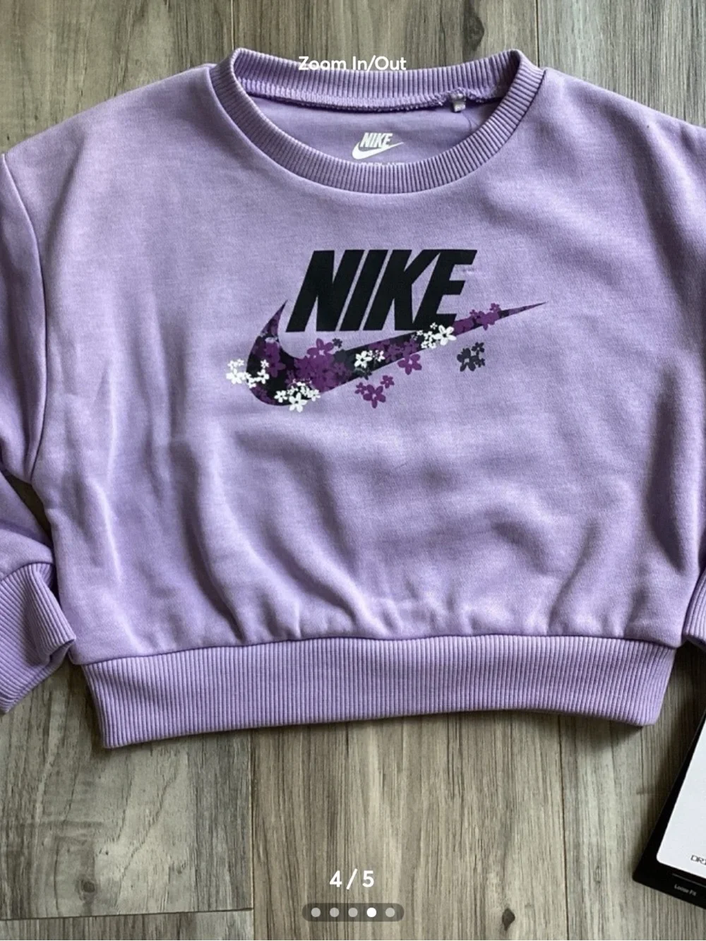 Toddler girl Nike crewneck & skort set size 3T(NWT) ~PRICE FIRM, NO OFFERS~ - Picture 4 of 5